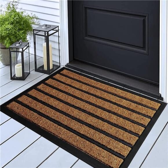 ubdyo Extra Durable Door Mat - Dirt Trapping Outdoor Welcome Mats - Non-Slip - Picture 1 of 7